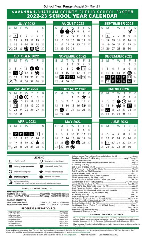 savannah chatham county schools calendar|chatham county school calendar 24 25.